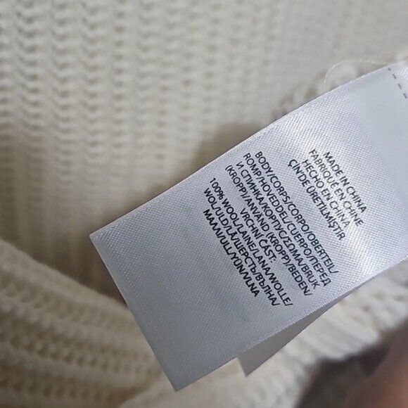 Open-Stitch Merino Wool Tunic by Polo Ralph Lauren XS New - Picture 7 of 7